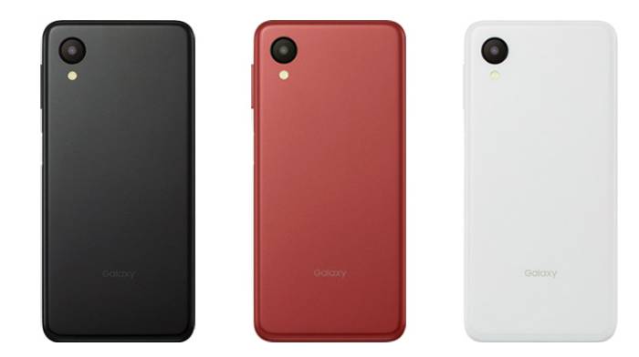 tiga pilihan warna bodi Samsung Galaxy A23 5G versi Jepang (galaxymobile.jp)