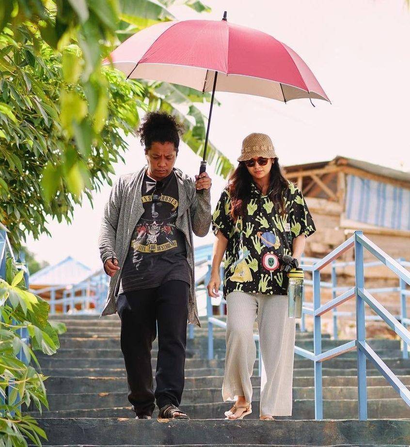 Indah Permatasari dan Arie Kriting (instagram.com/indahpermatas)