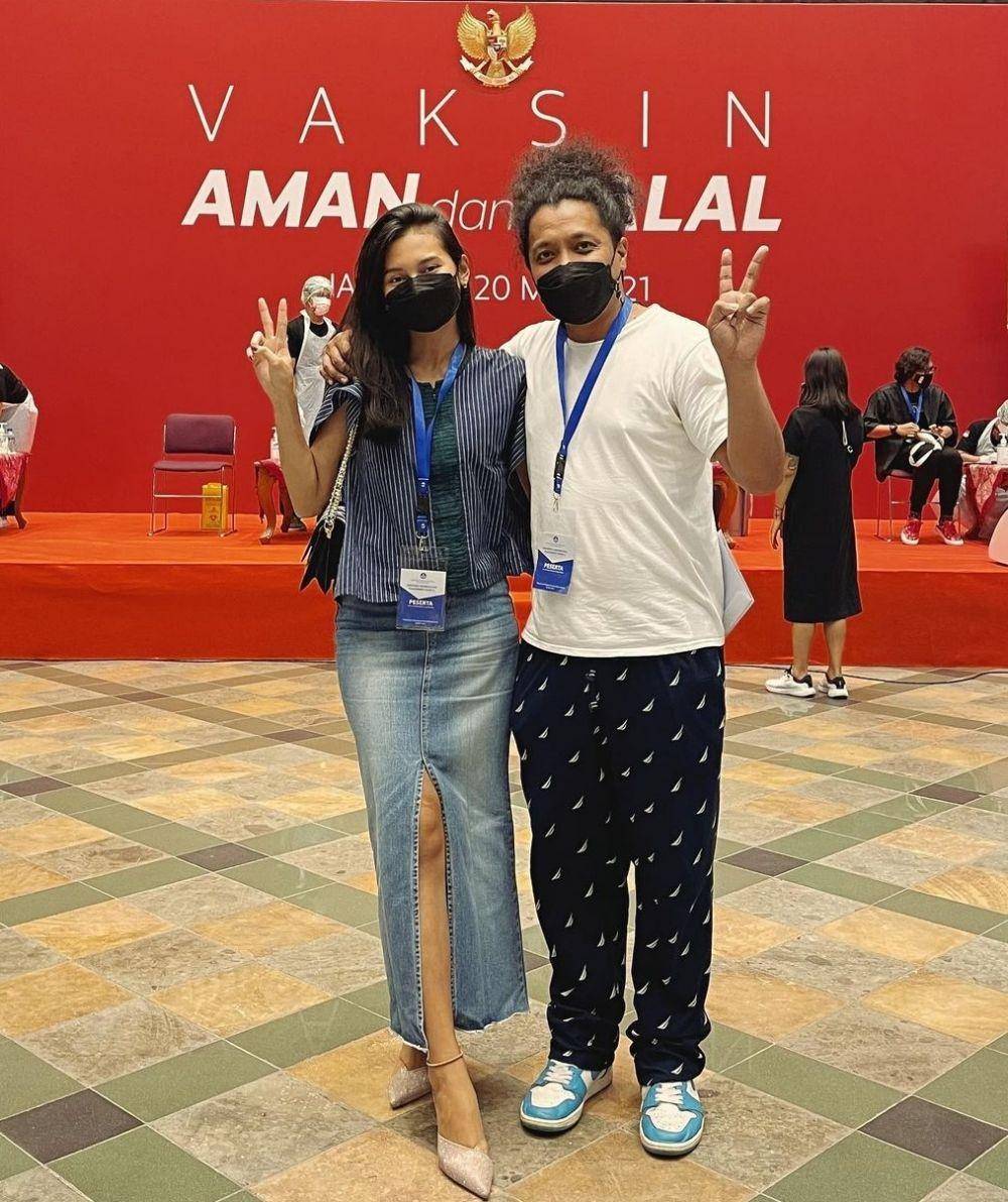 Indah Permatasari dan Arie Kriting (instagram.com/indahpermatas)