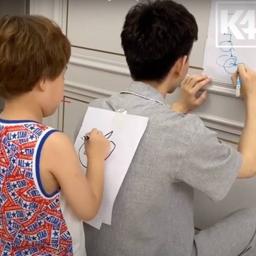 Back to back drawing (youtube.com/Kids Art & Craft)