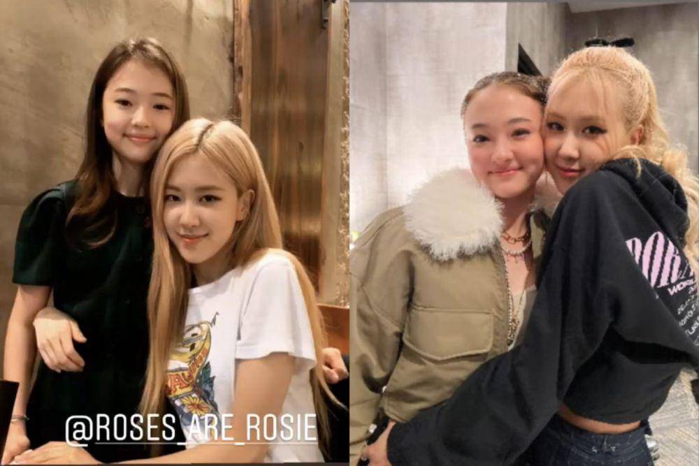 Ella Gross dan Rose BLACKPINK. (koreaboo)