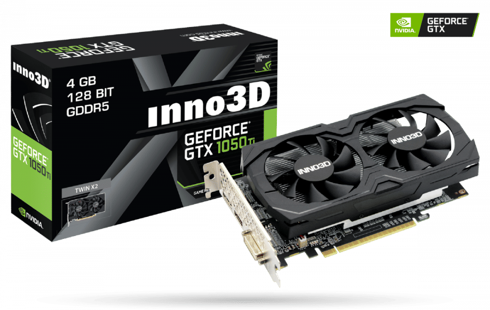INNO3D GTX 1050 Ti masih bisa dijadikan pilihan pada rentang harga Rp2 jutaan. (inno3d.com)