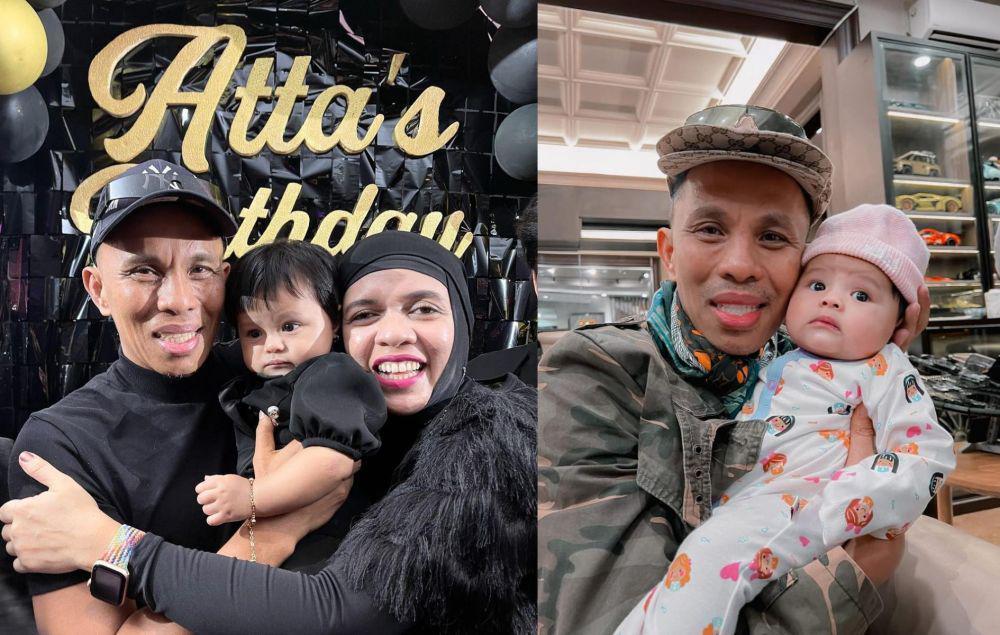 9 Potret Ameena saat bersama Gadda dan Gaddi, Cucu Kesayangan!