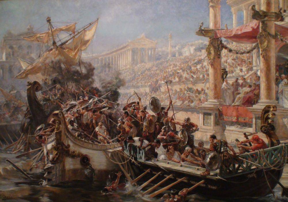 ilustrasi Naumachia (commons.wikimedia.org)