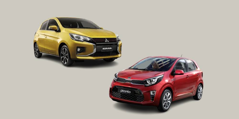 Mitsubishi Mirage vs KIA Picanto (dok. Mitsubishi I dok. KIA Indonesia)