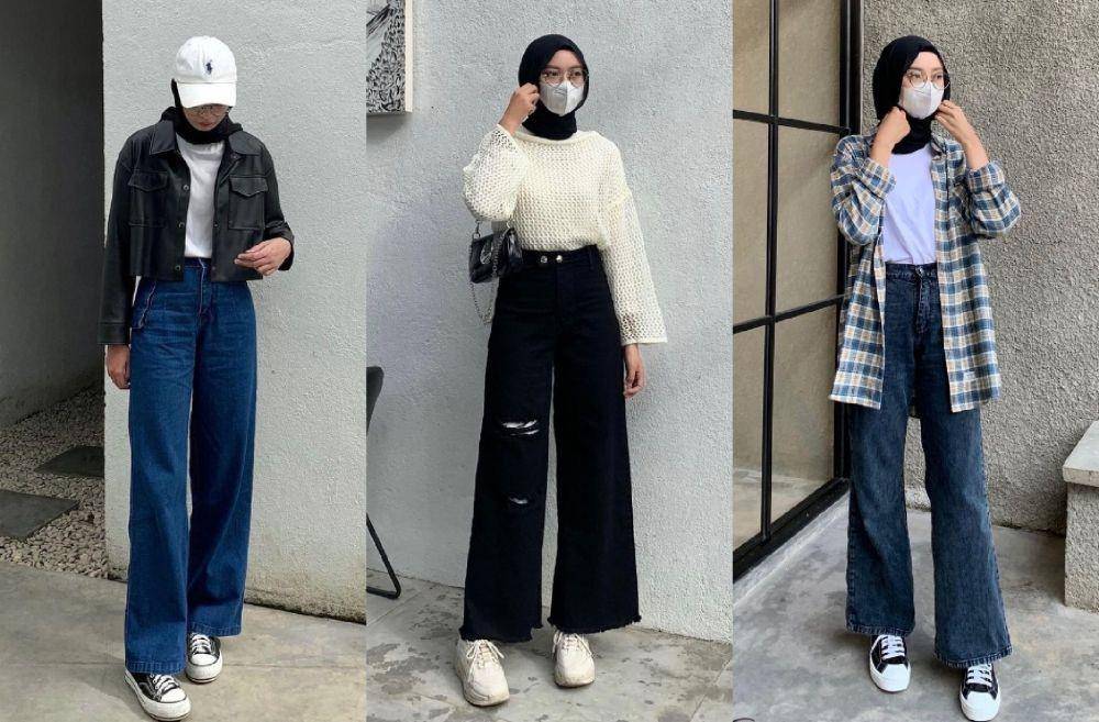 Padu padan jeans style hijab (instagram.com/lutvy_putri)