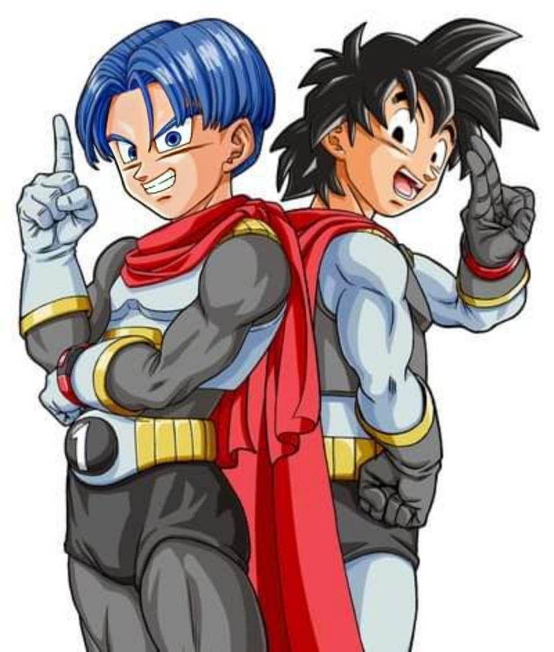 Ilustrasi teaser Trunks dan Goten. (Dok. Shueisha/Dragon Ball Super)