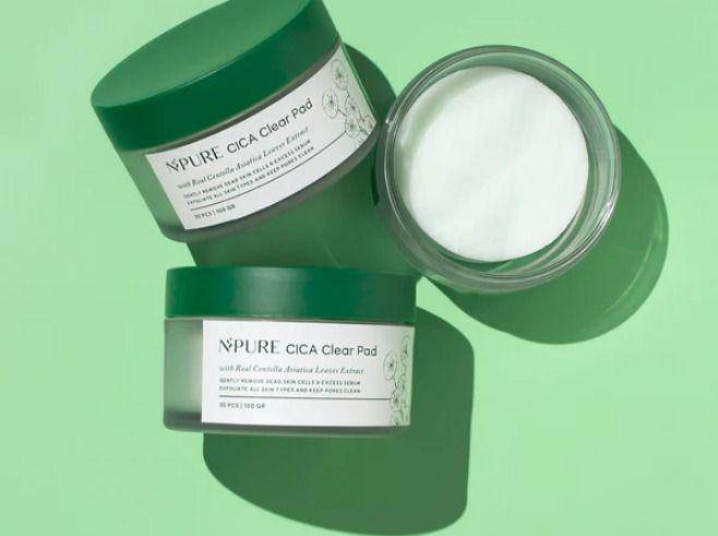 produk N'Pure Cica Clear Pad (npureofficial.id/npure cica clear pad)