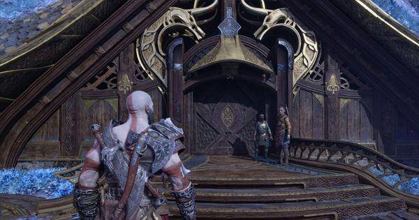 Kratos dan Atreus tiba di kediaman Sindri ( Dok. Santa Monica Studio / God of War: Ragnarok )