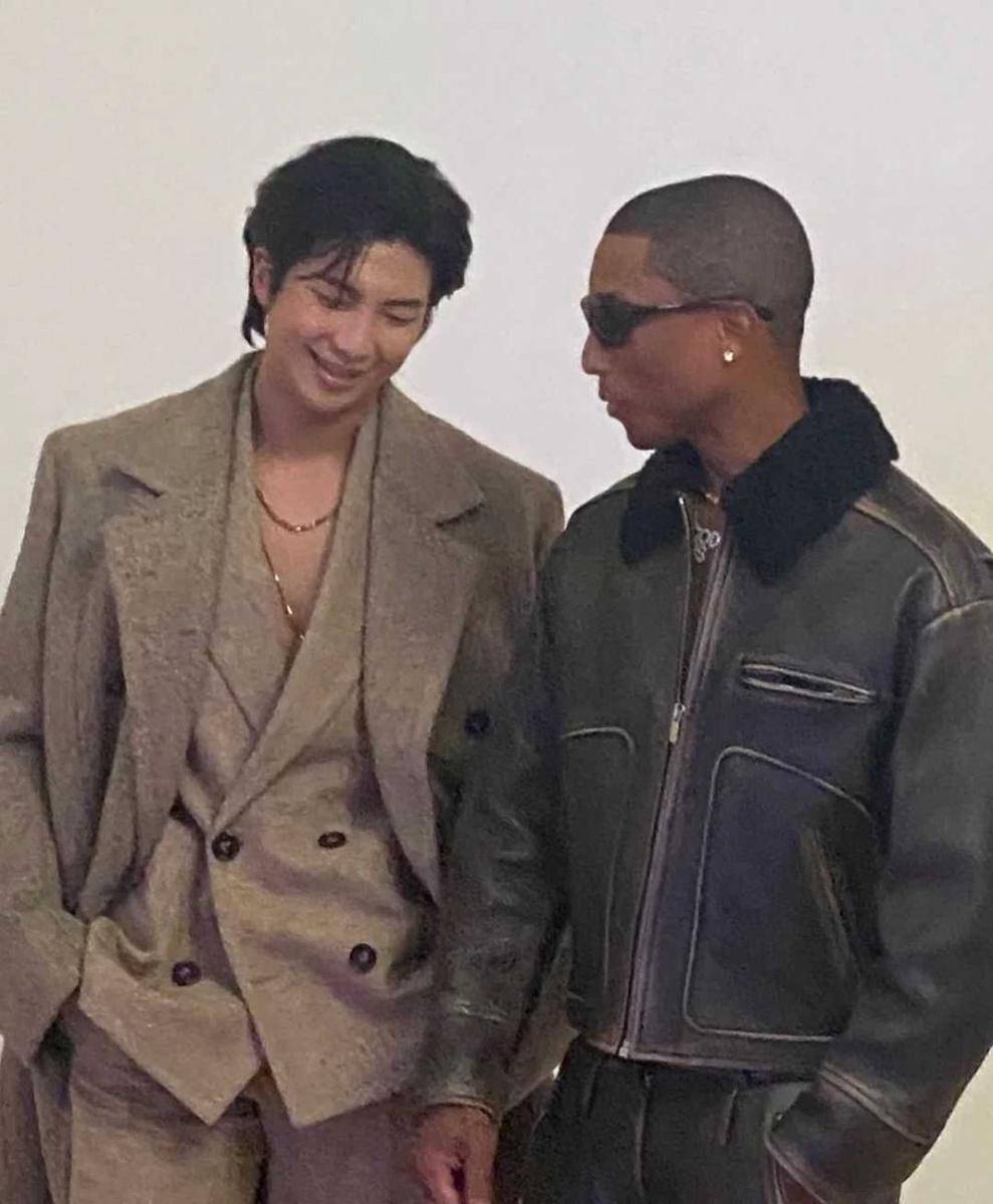 rm bts dan pharell (instagram.com/rkive)