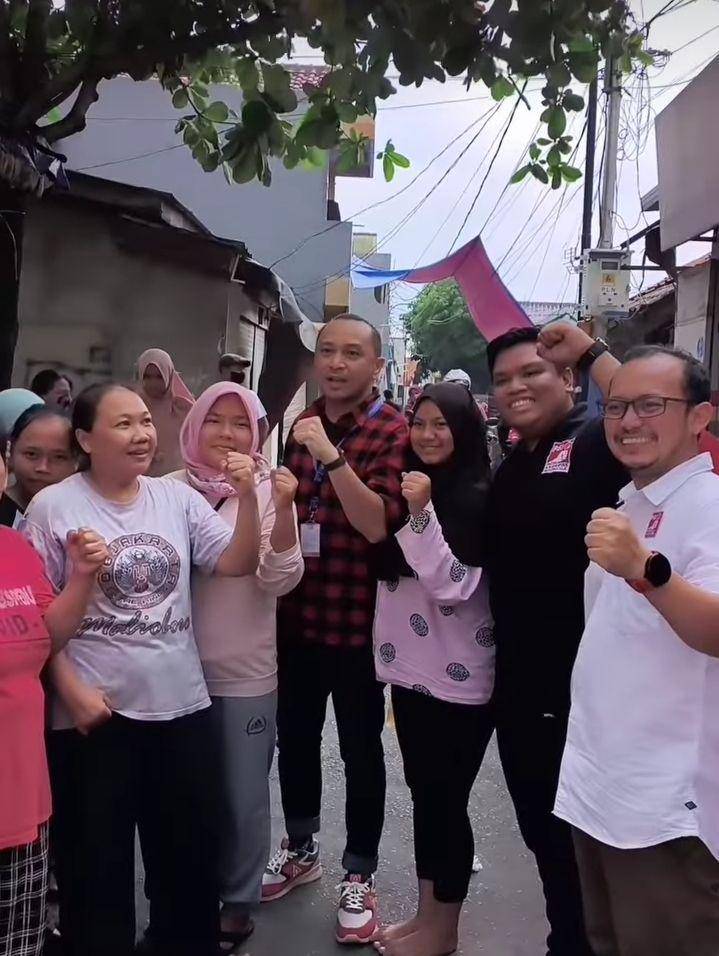 potret Giring Ganesha blusukan ke Cakung (instagram.com/Giring)