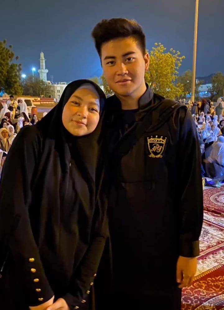 Aquene Aziz Djorghi dan Muhammad Rafi Akbar Putra Pangestu (instagram.com/djorghisultan)