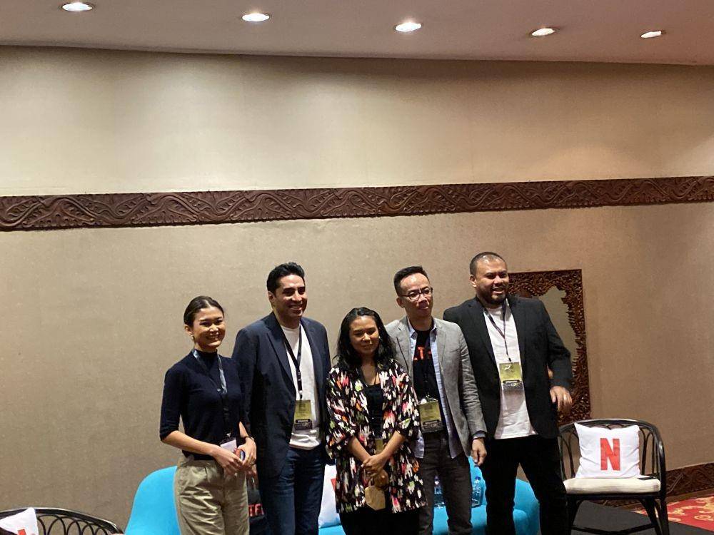 marissa anita turut hadir menjadi moderator dalam acara (dok.IDNTimes/stephanie risyana)