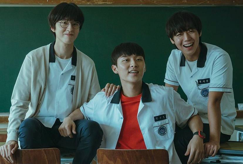 Hong Kyung, Choi Hyun Wook, dan Park Ji Hoon di Weak Hero Class 1 (instagram.com/wavve.official)