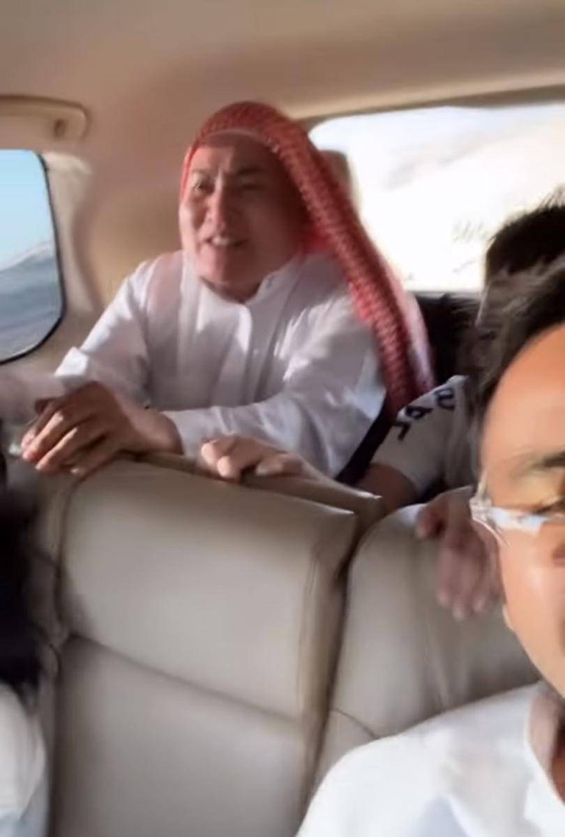 momen keluarga Raffi main di padang gurun pasir (instagram.com/raffinagita1717)