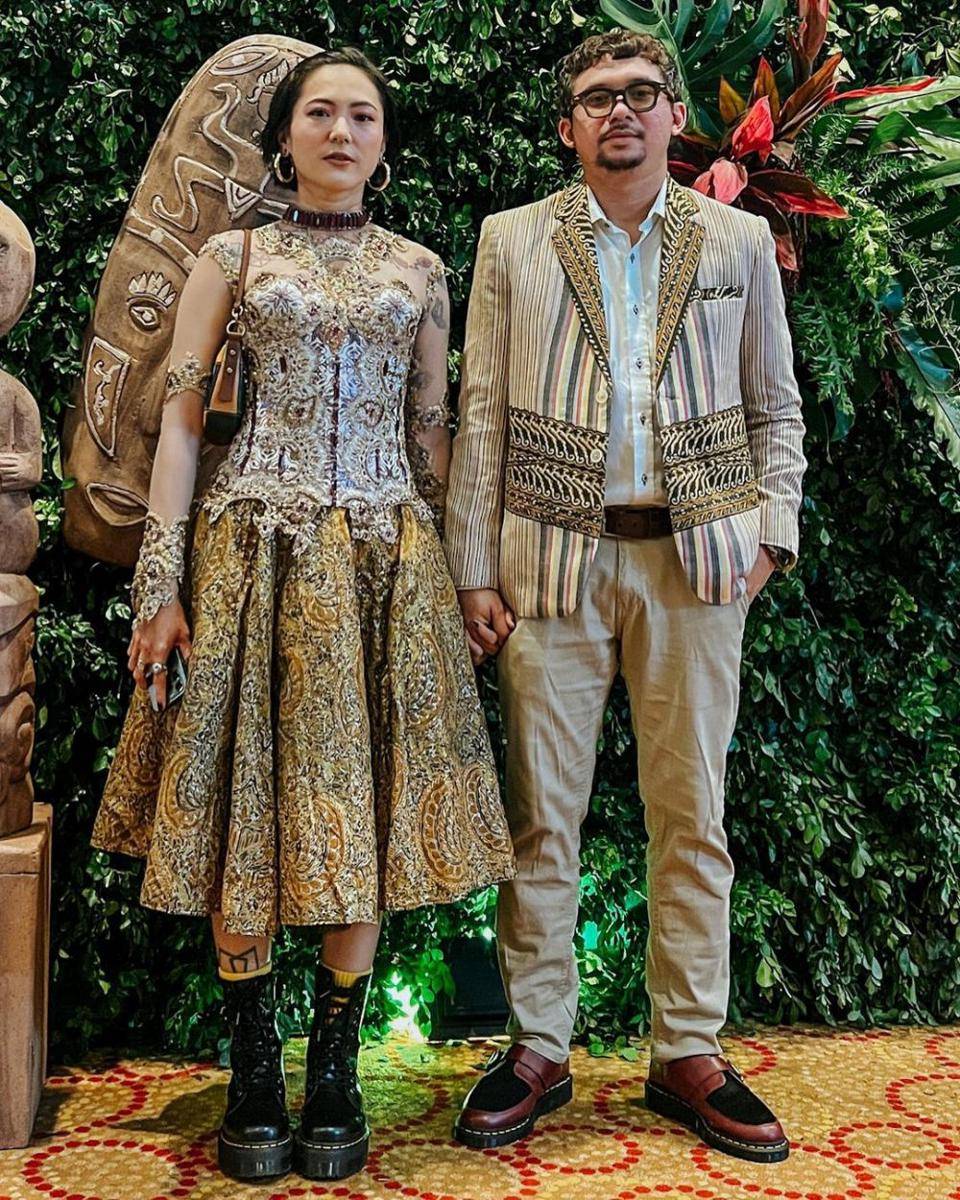 Poppy Sovia dan suami. (ig/poppysovia)