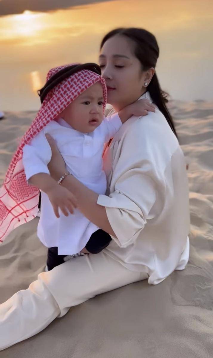 momen keluarga Raffi main di gurun pasir (instagram.com/raffinagita1717)