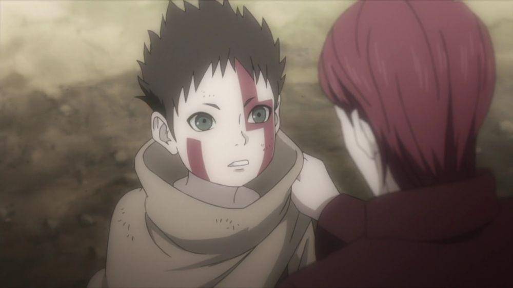 Gaara dan Shinki (dok. Pierrot/Boruto: Naruto Next Generations)