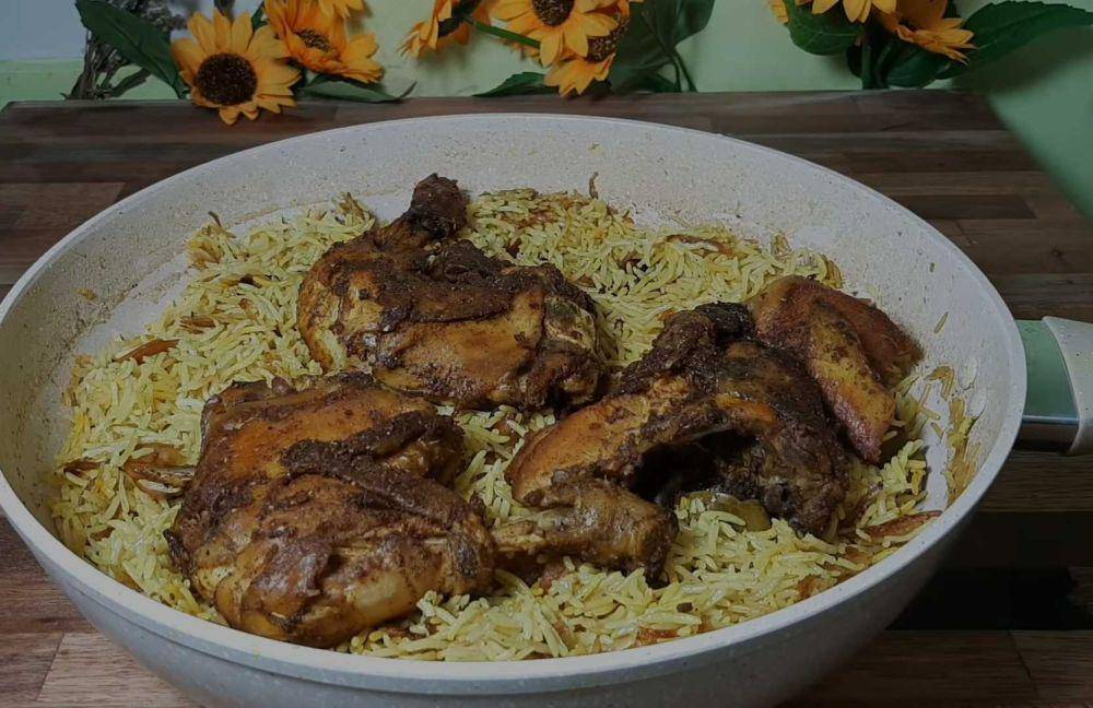 ilustrasi nasi mandhi ayam (YouTube.com/Ceceromed Kitchen)