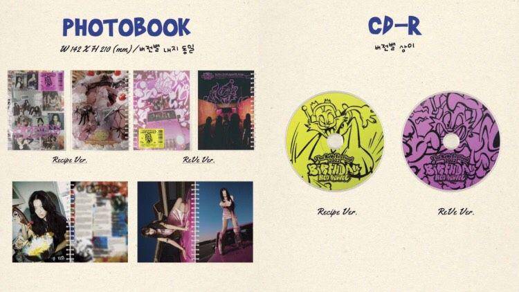 potret packaging mini album Red Velvet (instagram.com/redvelvet.smtown)