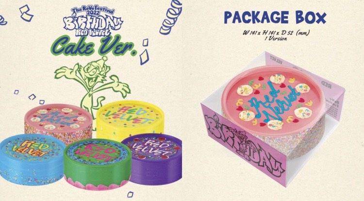 potret packaging mini album Red Velvet (instagram.com/redvelvet.smtown)