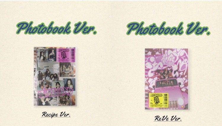 potret packaging mini album Red Velvet  (instagram.com/redvelvet.smtown)