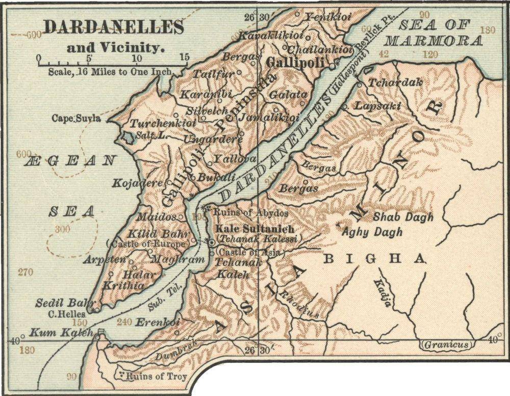 ilustrasi selat dardanella (sumber: britannica.com)