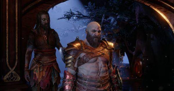 Tyr palsu meyakinkan Kratos untuk membiarkan Atreus ( Dok. Santa Monica Studio / God of War: Ragnarok )