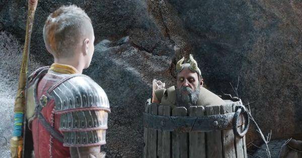 Atreus bertemu Mimir ( Dok. Santa Monica Studio / God of War: Ragnarok )
