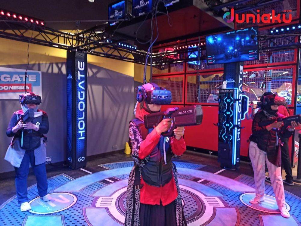 Hologate di venue baru Timezone di MKG 3. (Dok. Duniaku.com/Fahrul Razi Uni Nurullah)