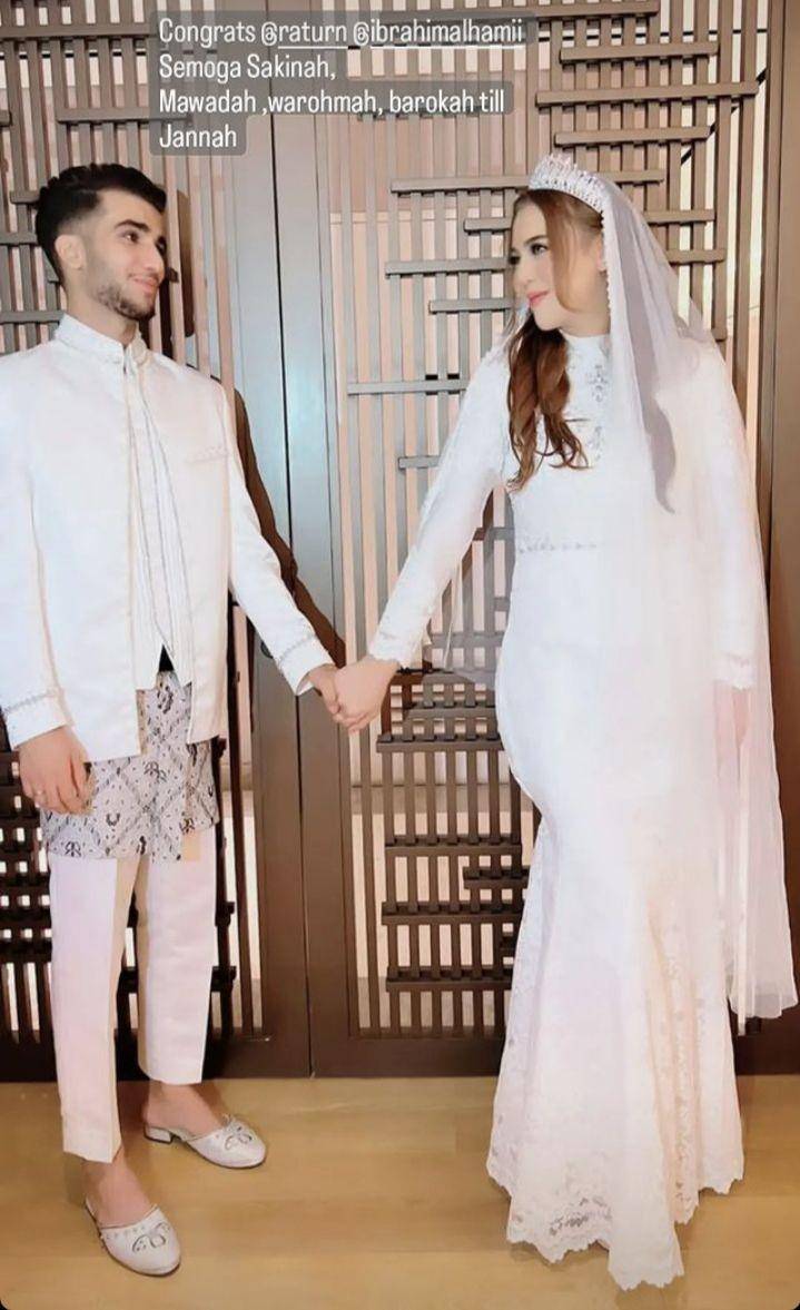 potret pernikahan Ratu Rizky Nabila dan Ibrahim (instagram.com/eruse7en)