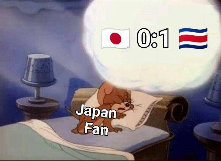 meme Jepang kalah dari Kosta Rika (twitter.com/bekorchixoja)