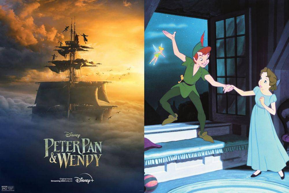 teaser poster Peter Pan and Wendy dan adegan dalam film Peter Pan (dok. Walt Disney Pictures/Peter Pan and Wendy | dok. Walt Disney Pictures/Peter Pan)