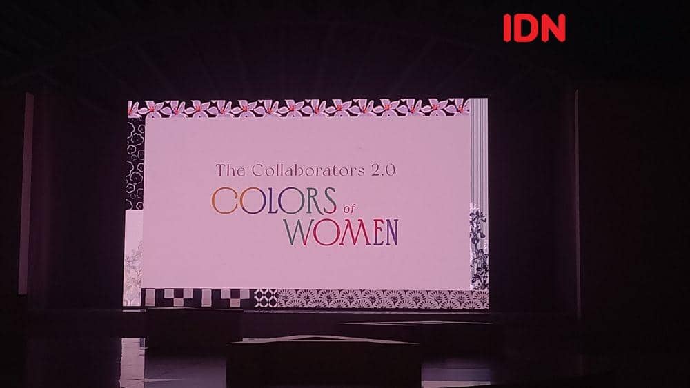 Aleza: The Collaborators 2.0 "Colors of Woman", City Hall, Pondok Indah Mall 3, Senin (28/11/2022). (IDN Times/Aprodithe Kyrie)