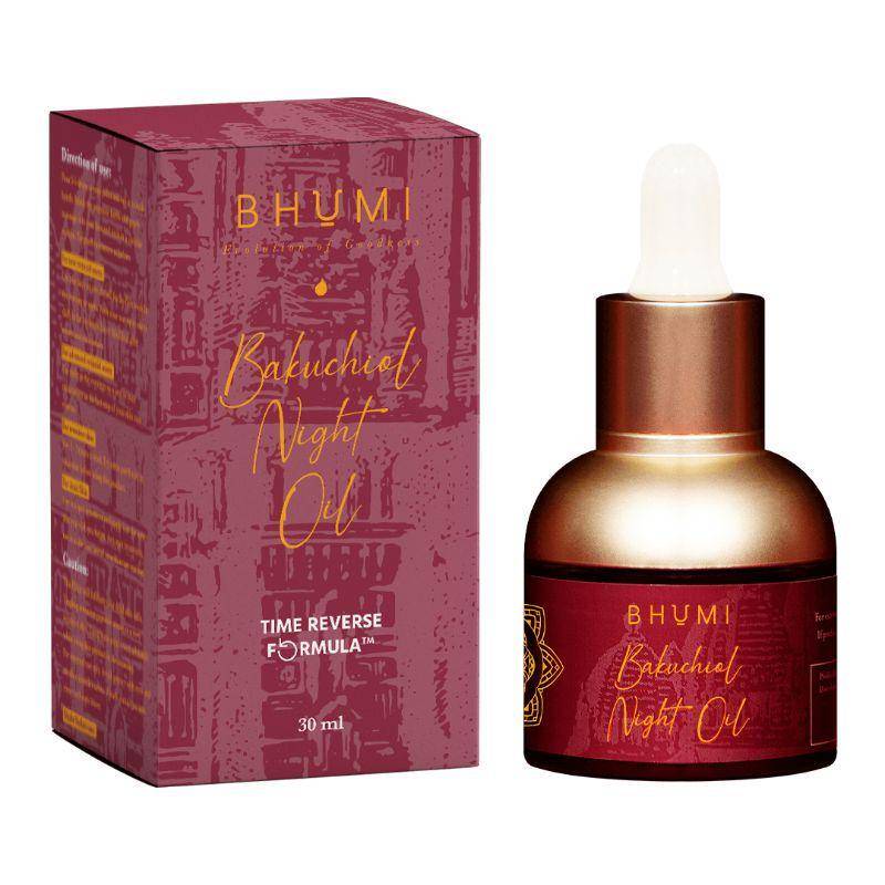 Bhumi Bakuchiol Night Oil (shopee.co.id/kunbeaute)