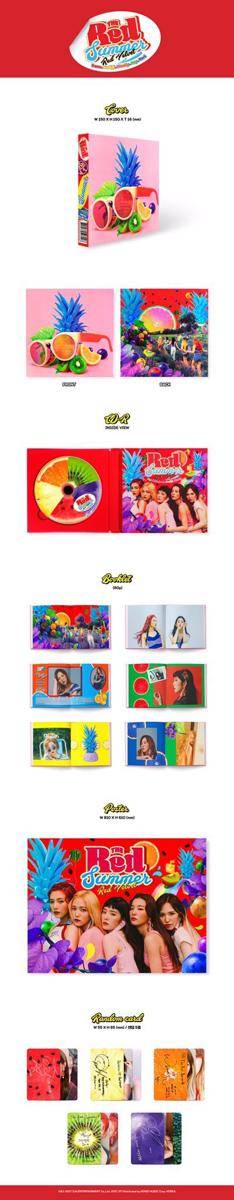 potret packaging mini album The Red Summer, Red Velvet (twitter.com/5REDVELVET)