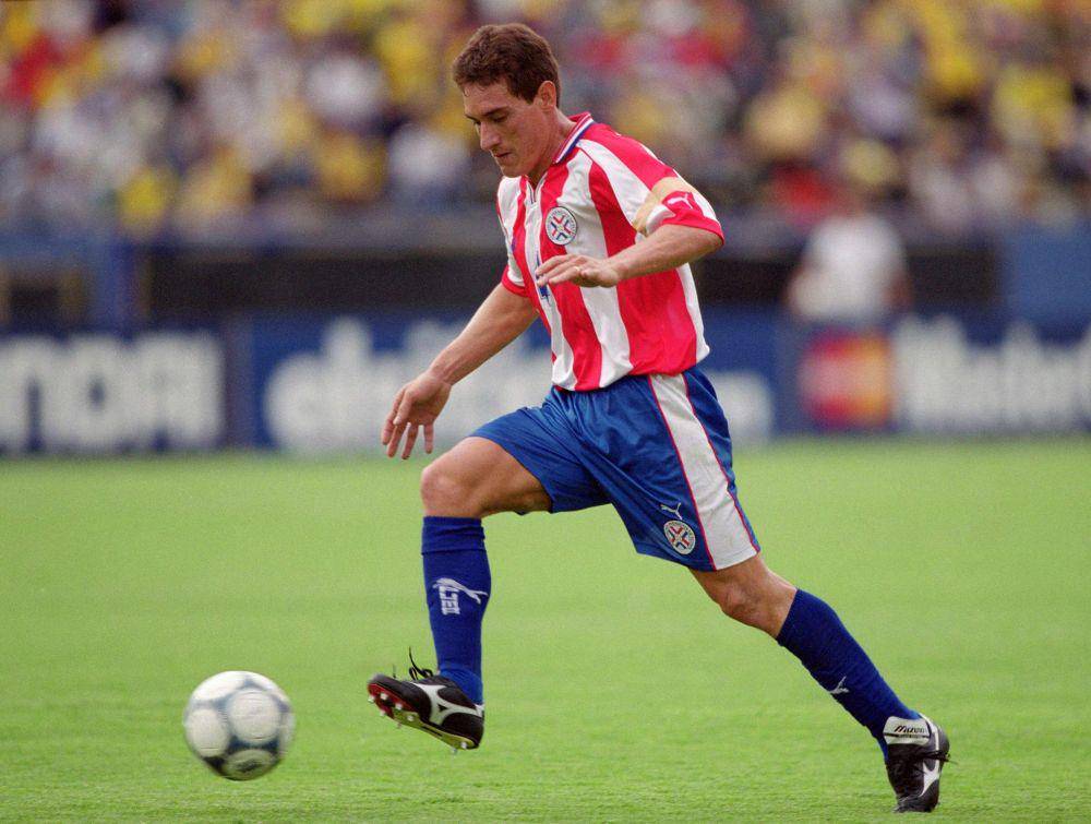 Carlos Gamarra merupakan pencetak gol tercepat dalam sejarah Piala Dunia (twitter.com/FIFAWorldCup)