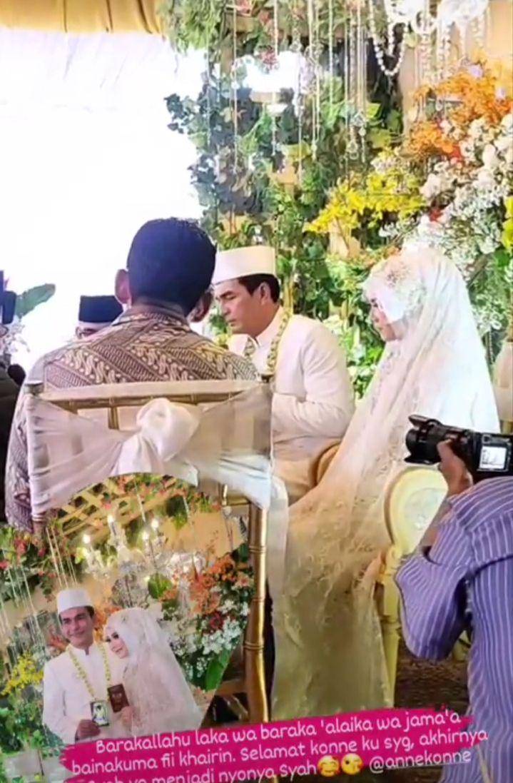 potret pernikahan Teddy Syach dan Anne (instagram.com/nitanitnot02)