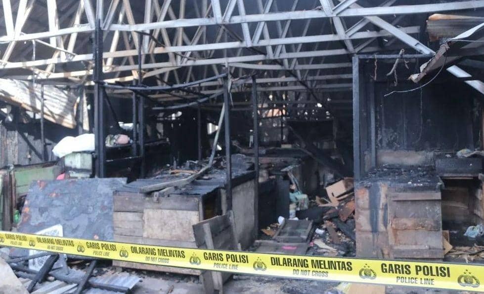 Begini Nasib Pedagang di Pasar Cinde Palembang Pasca Kebakaran
