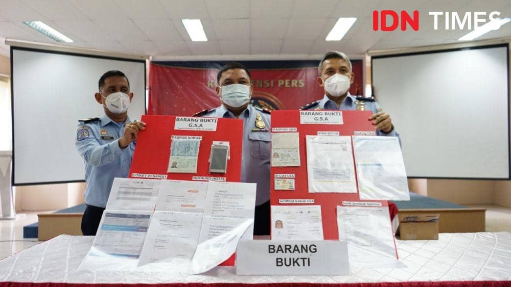 Ngaku Rindu Anak, WN Suriah Palsukan Paspor Uni Emirates Arab