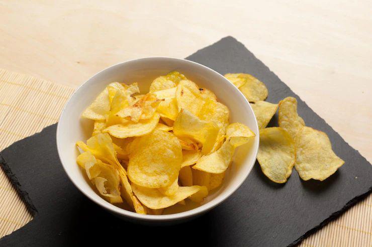 Resep Salt and Vinegar Chips, Keripik Kentang 4 Bahan