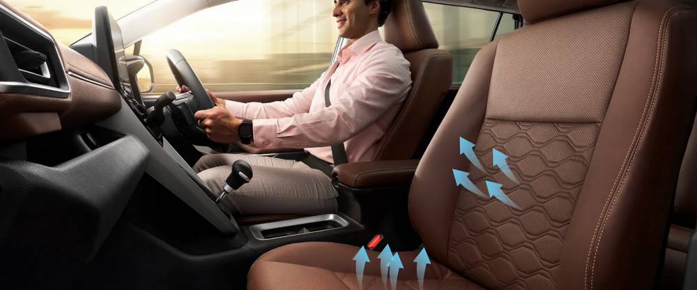 Innova Hycross punya fitur ventilated seat (dok. Toyota)