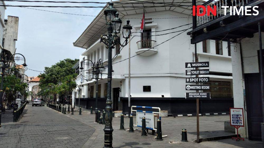 Sudut estetik di Kota Lama Semarang (IDN Times/Dhiya Awlia Azzahra)