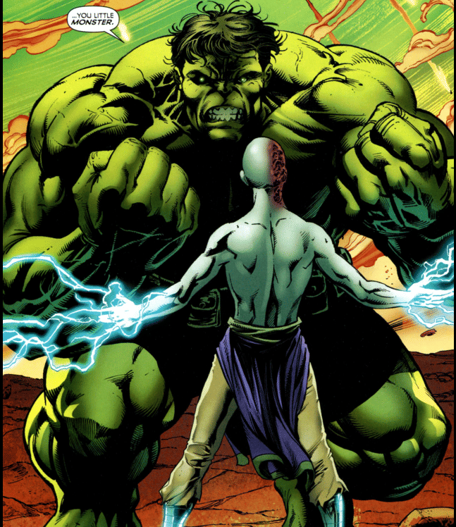 Hiro-Kala berhadapan dengan Hulk. (dok. Marvel Comics/Son of Hulk)