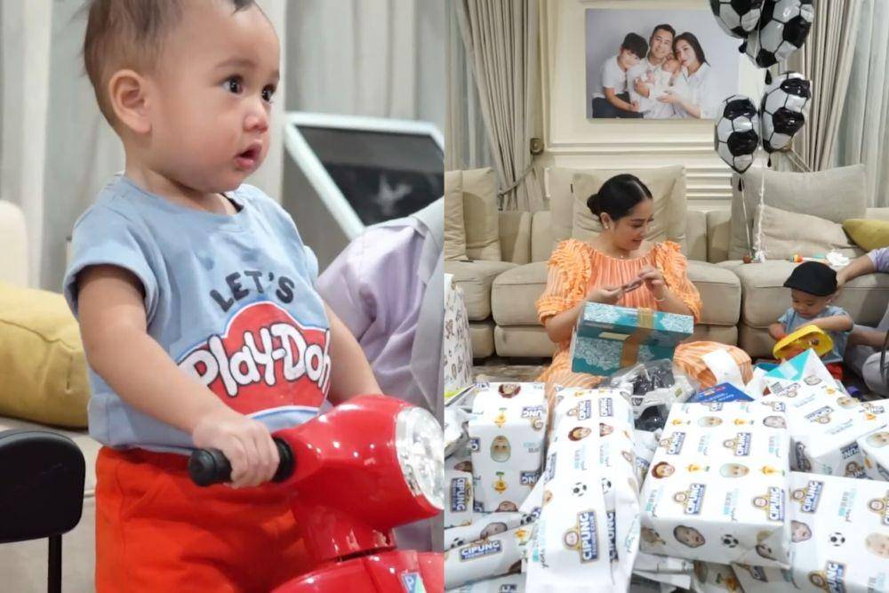 momen Cipung alias Rayyanza buka kado ulang tahun (youtube.com/RANS Entertainment)