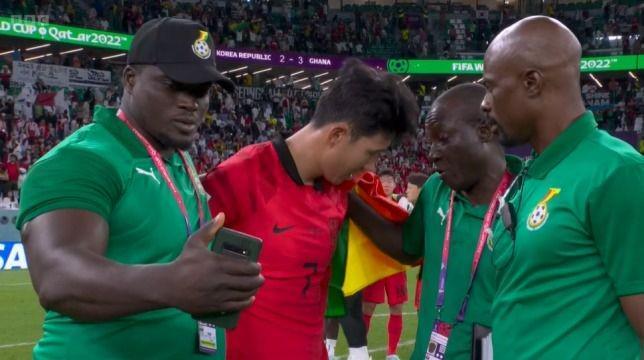 Son Heung Min Nangis, Staf Pelatih Ghana Malah Sibuk Ajak Selfie