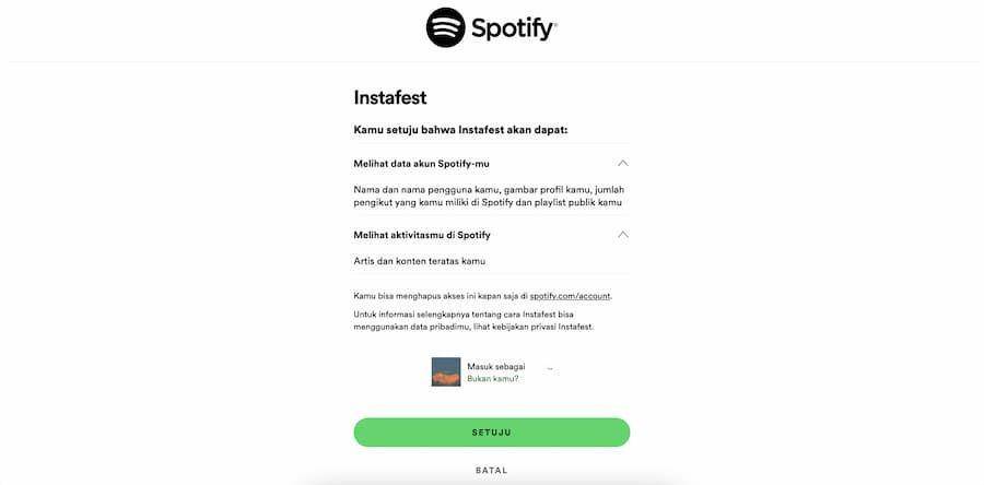 ilustrasi cara membuat Instafest Spotify (IDN Times/Laili Zain)