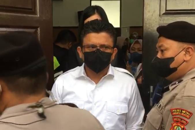 Ferdy Sambo usai jalani sidang di PN Jaksel pada Selasa (29/11/2022). (IDN Times/Irfan Fathurohman)