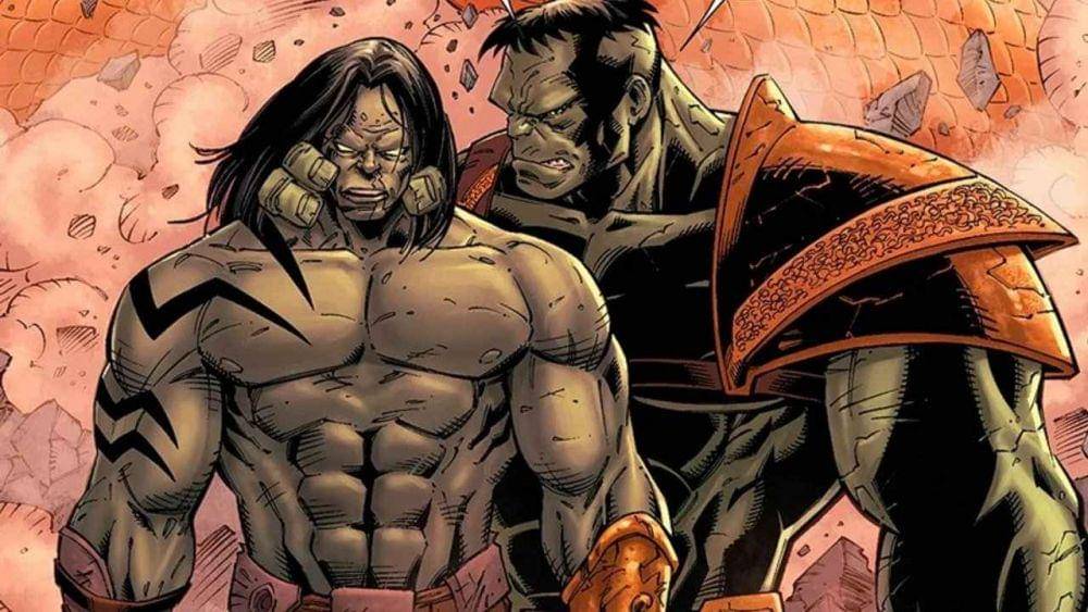 Skaar dan Hulk dalam komik Marvel. (dok. Marvel/Gamma Flight)