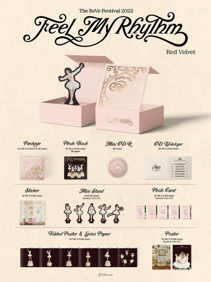 potret packaging mini album The ReVe Festival : Feel My Rhythm, Red Velvet (twitter.com/RVsmtown)